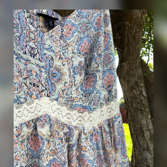 Torrid Boho Maxi Dress Floral Size 3 - Picture 5 of 6